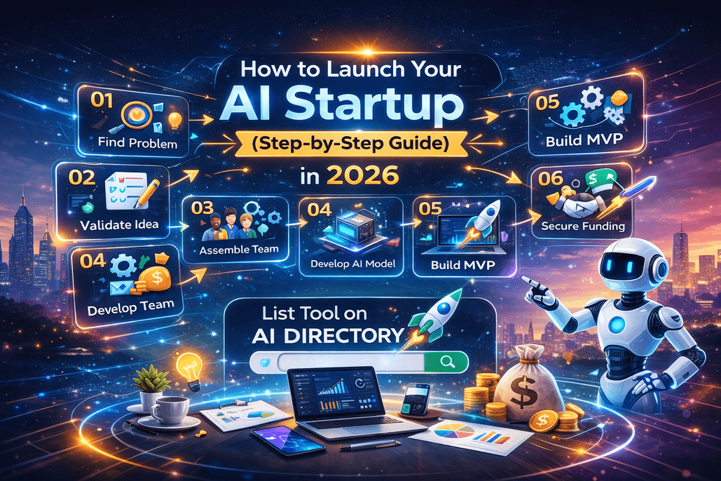 How to Launch Your AI Startup in 2026 (Step-by-Step Guide)